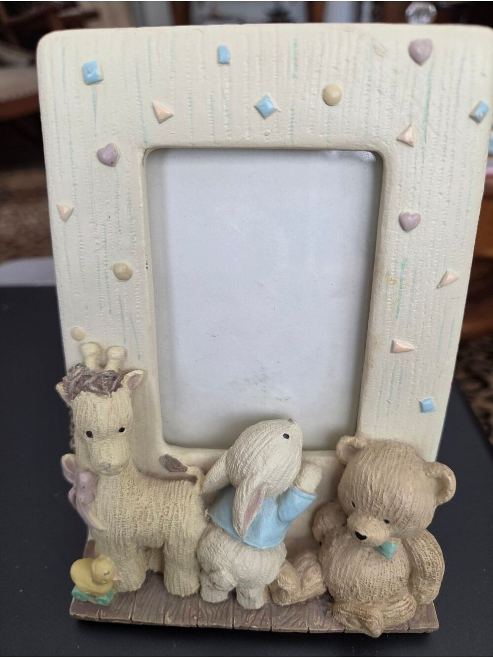 Vintage Burnes of Boston Photo Picture Frame 3.5” x 5” For Children
